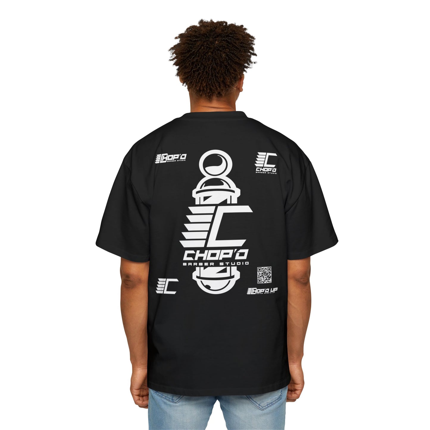 Chop'd Logos Men's Heavy Oversized Graphic Tee