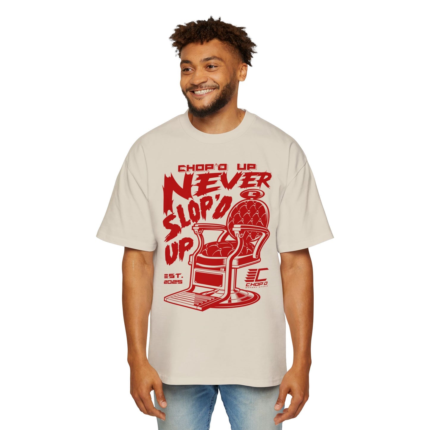 Chop’d Heavy Oversized "Chop’d Up Never Slop'd Up" Tee