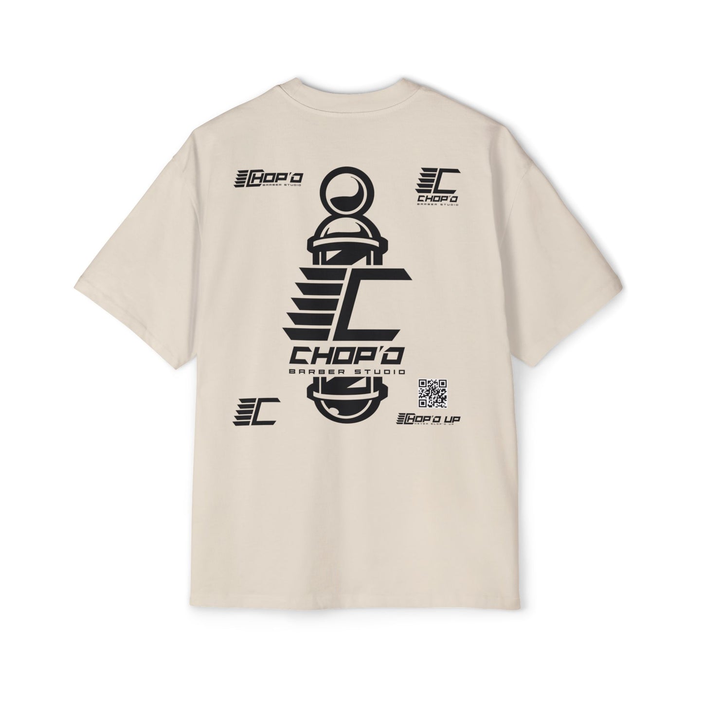 Chop'd Logos Men's Heavy Oversized Graphic Tee