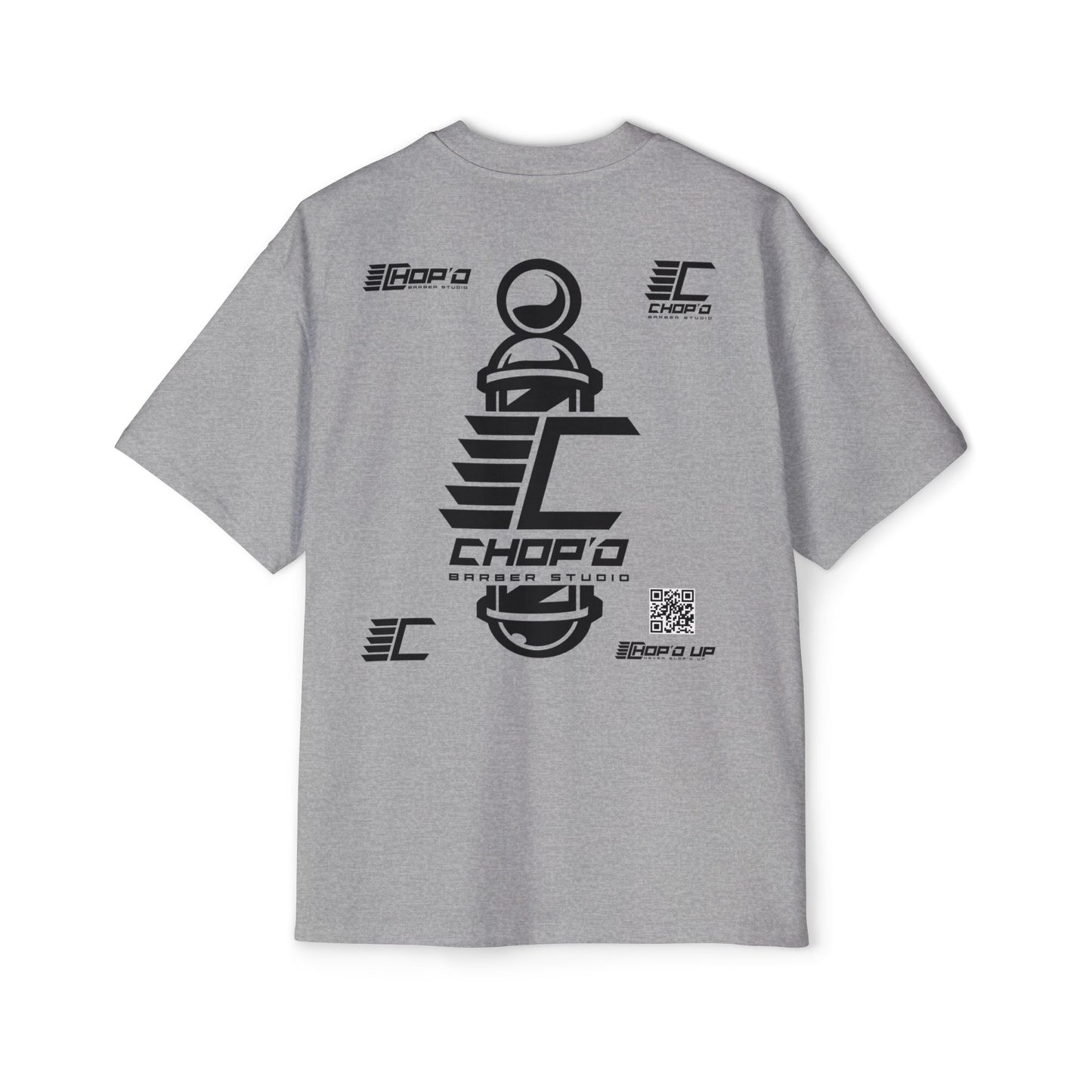 “CHOP’D Logos” Men's Heavy Oversized Graphic Tee