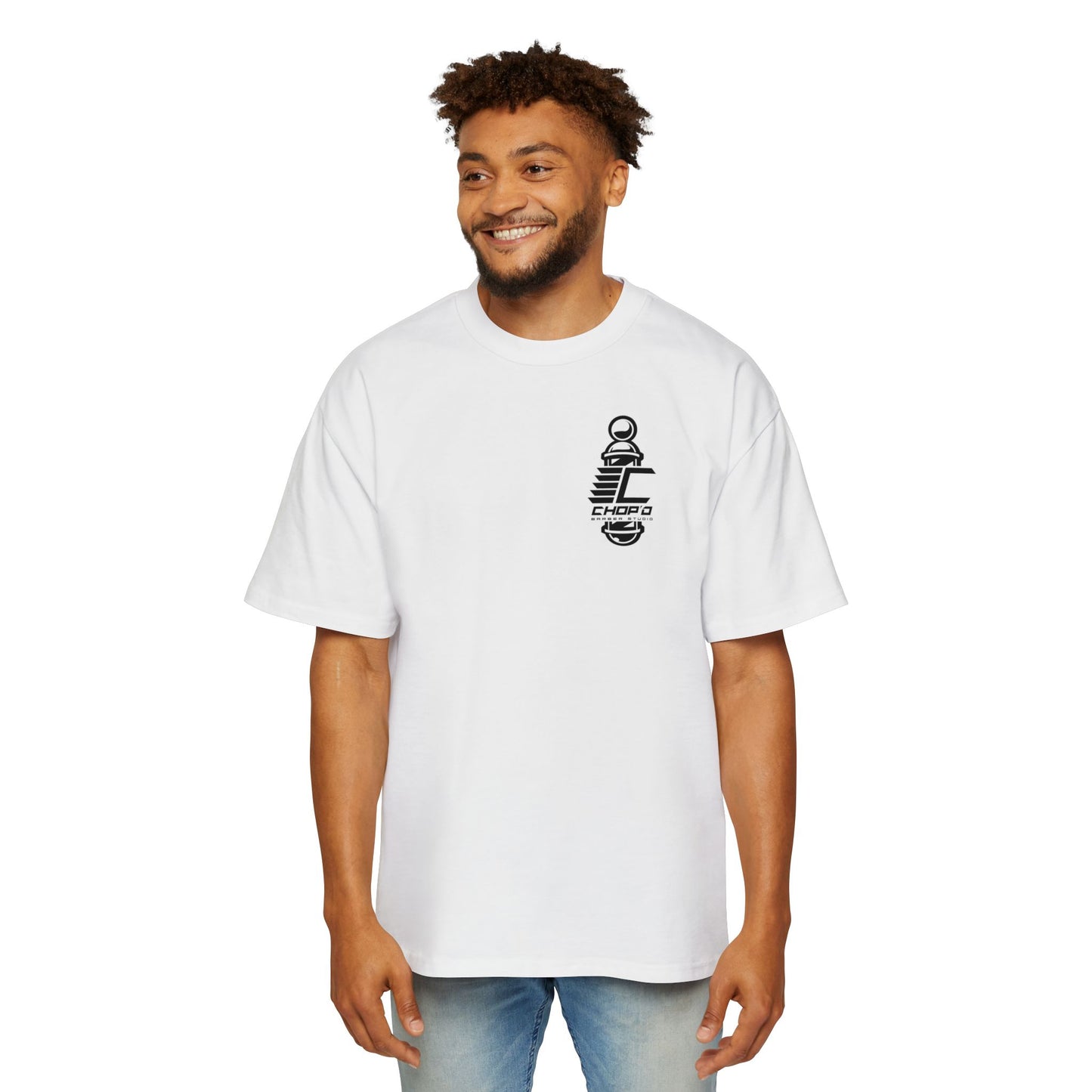 Chop'd Logos Men's Heavy Oversized Graphic Tee