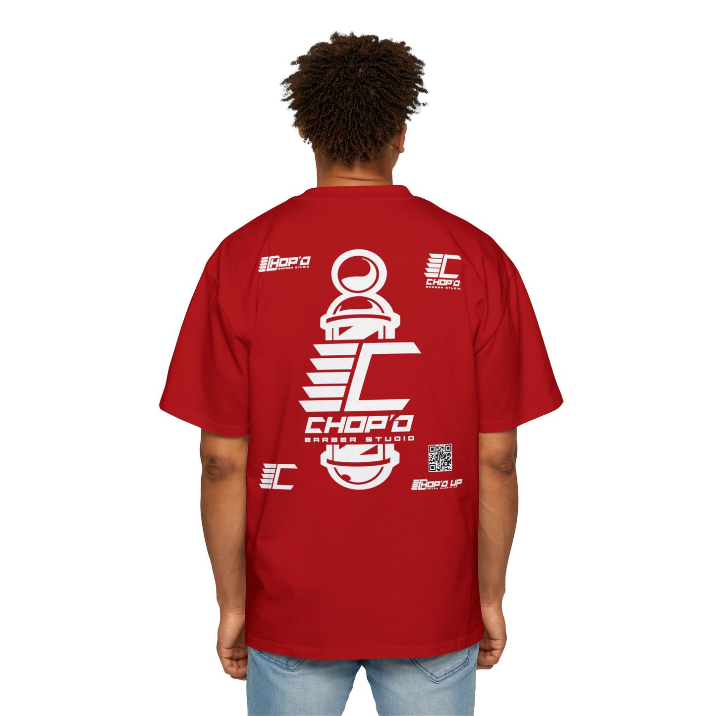 Chop'd Logos Men's Heavy Oversized Graphic Tee