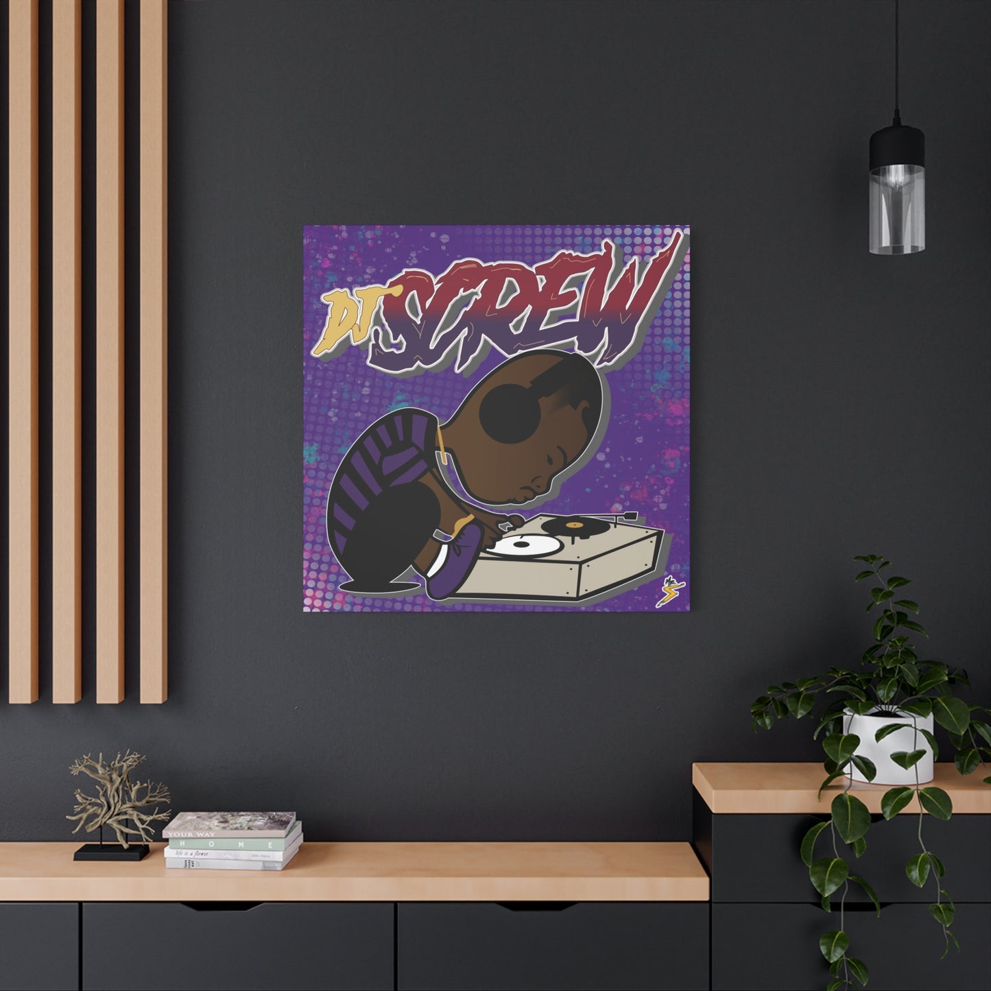 DJ Screw - Matte Canvas, Stretched, 1.25"