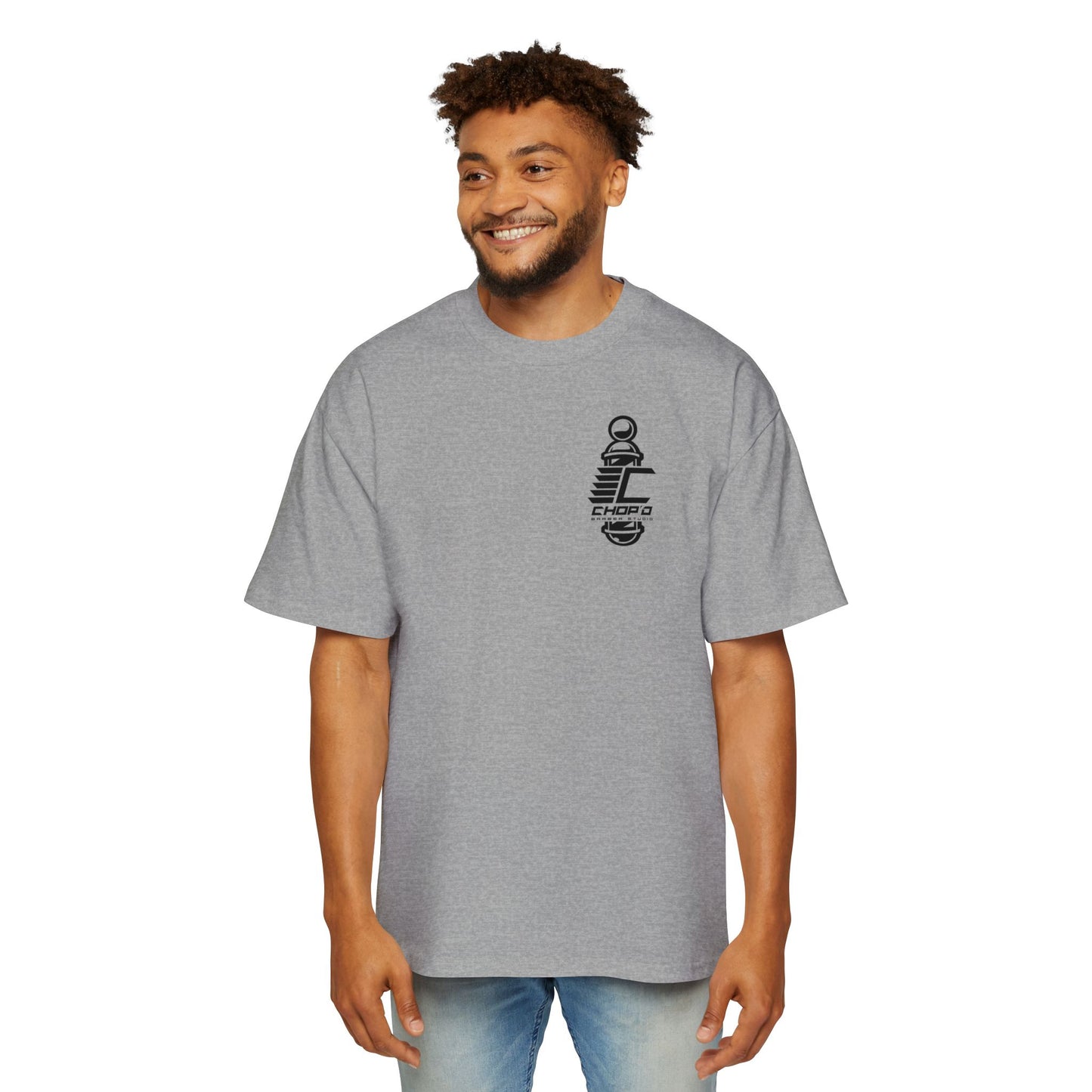 Chop'd Logos Men's Heavy Oversized Graphic Tee