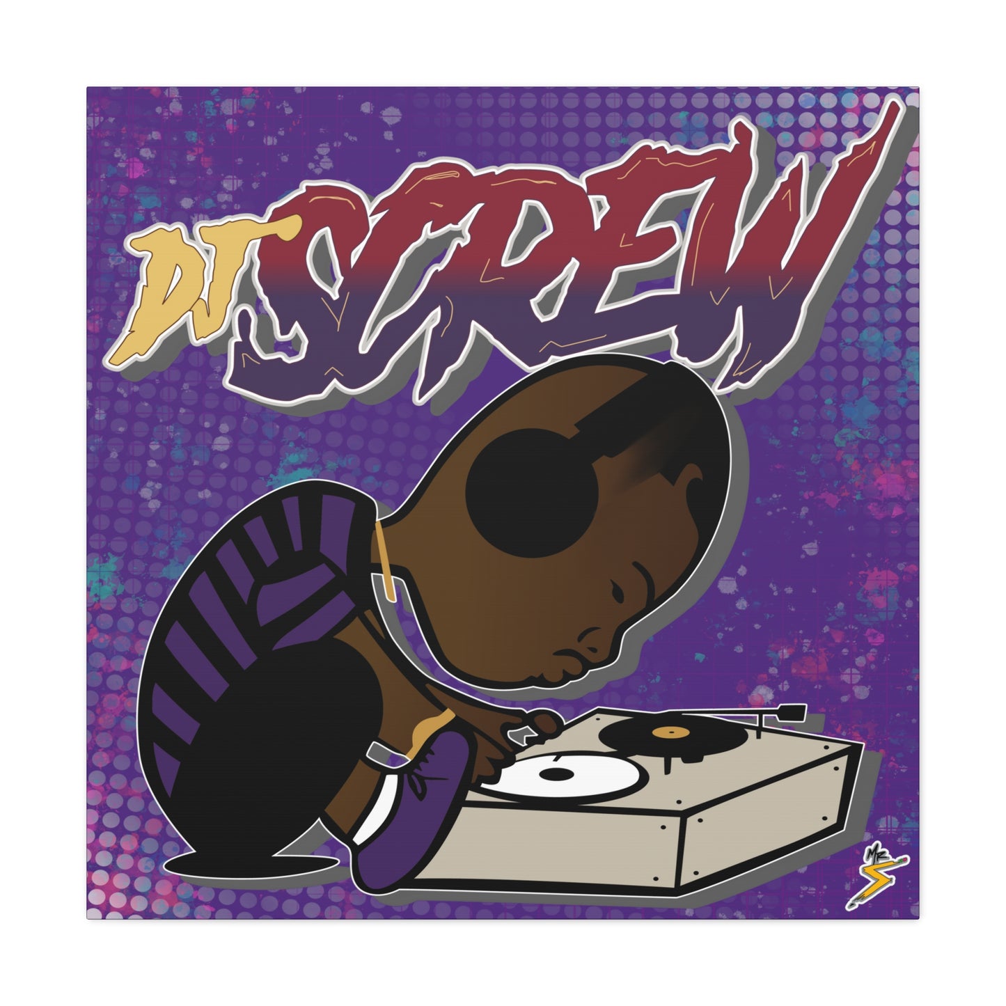 DJ Screw - Matte Canvas, Stretched, 1.25"