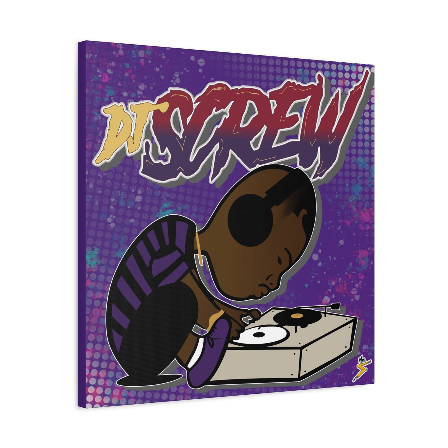 DJ Screw - Matte Canvas, Stretched, 1.25"
