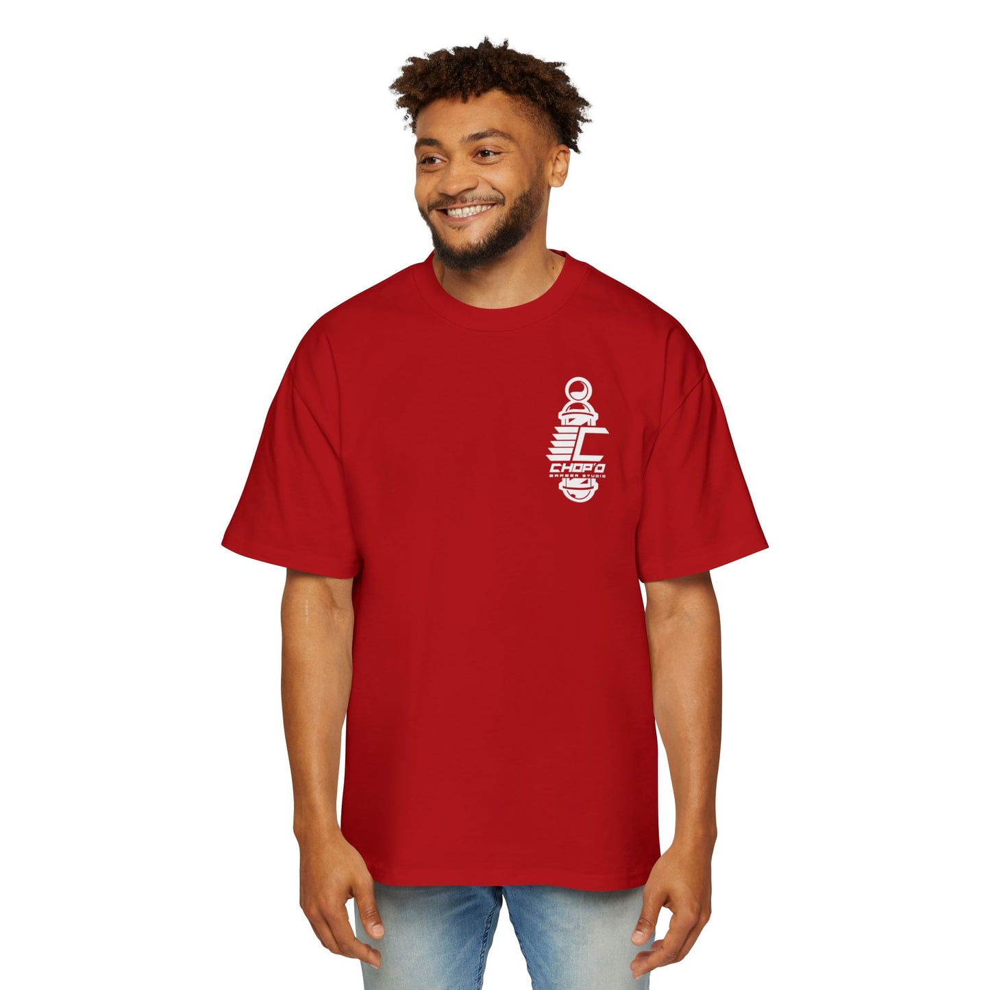 Chop'd Logos Men's Heavy Oversized Graphic Tee