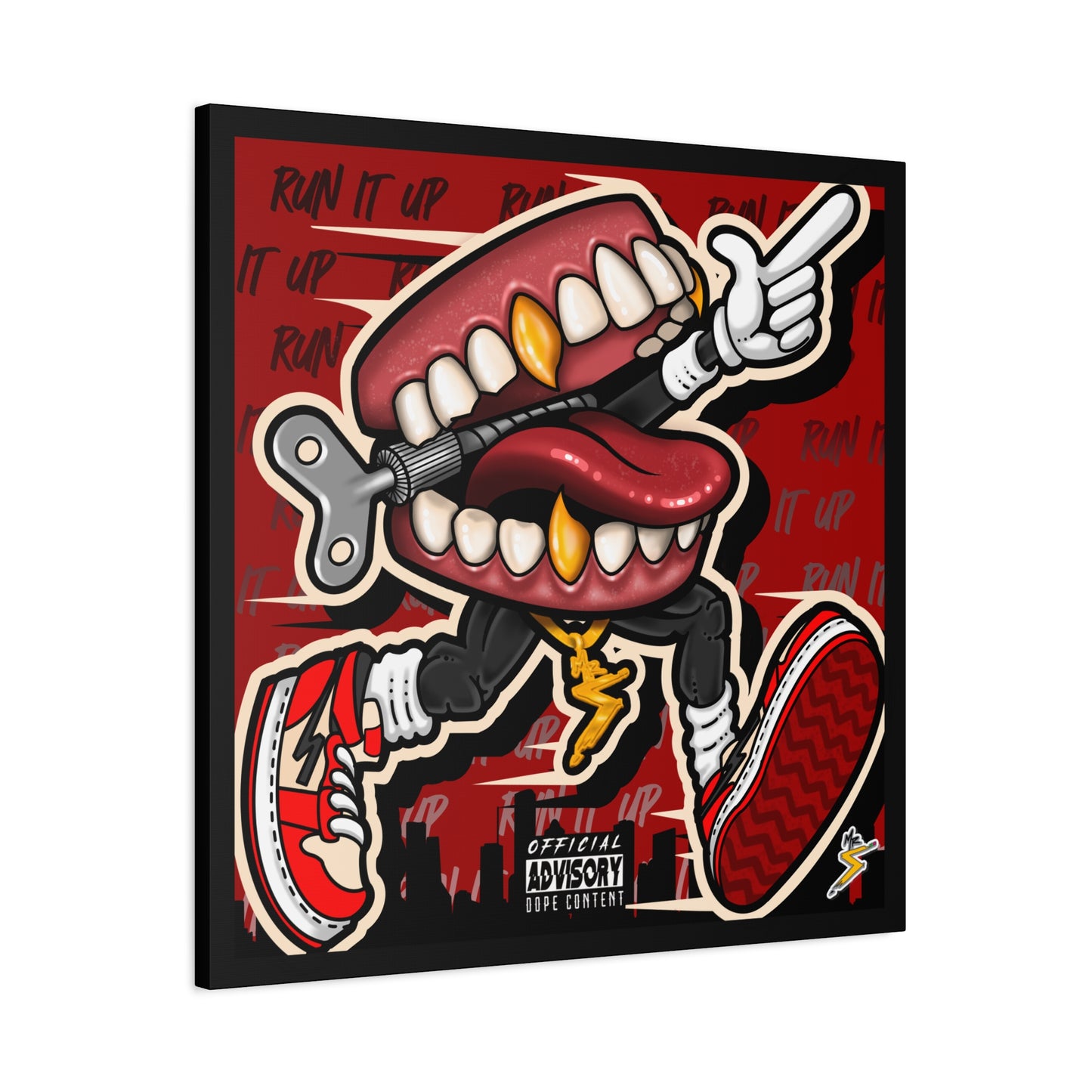 Run It Up - Matte Canvas, Stretched, 1.25"
