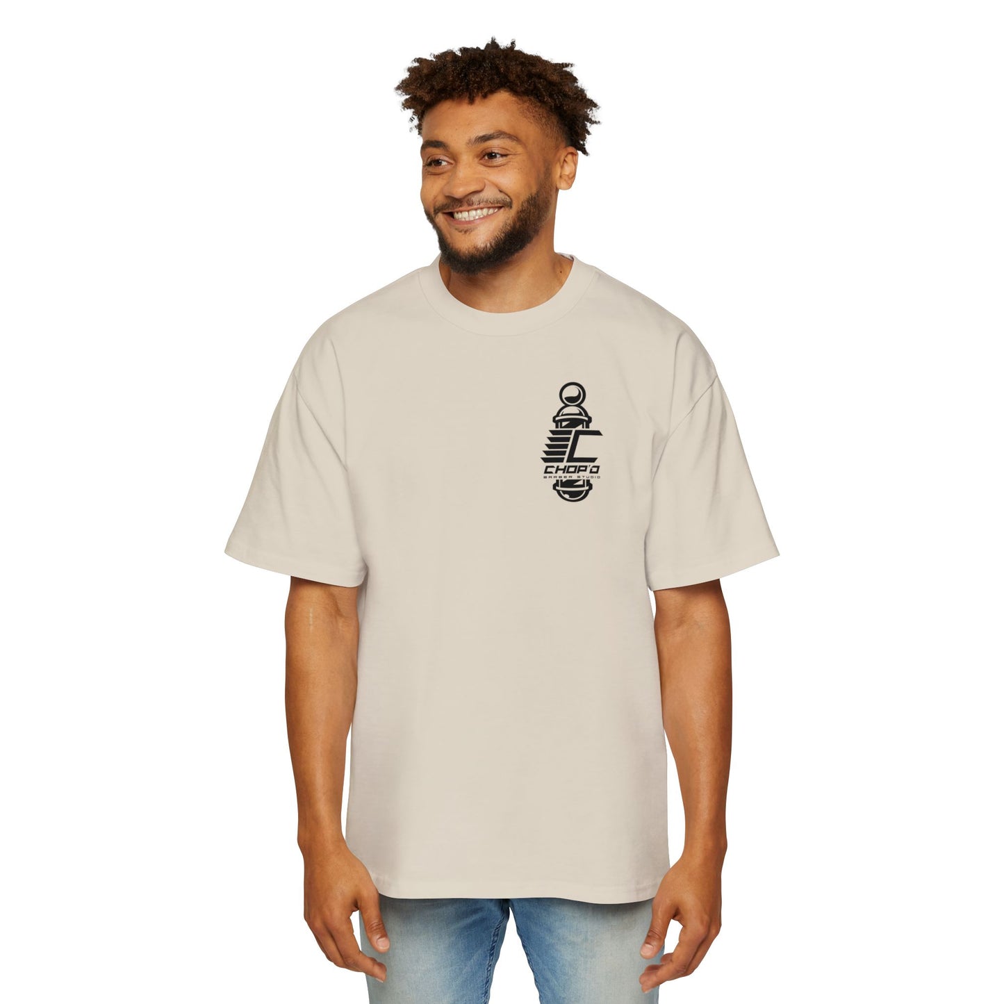 Chop'd Logos Men's Heavy Oversized Graphic Tee