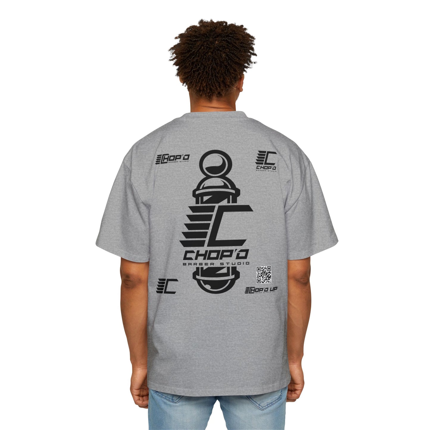 Chop'd Logos Men's Heavy Oversized Graphic Tee