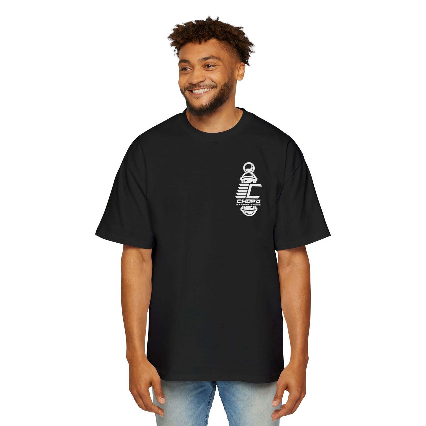 Chop'd Logos Men's Heavy Oversized Graphic Tee