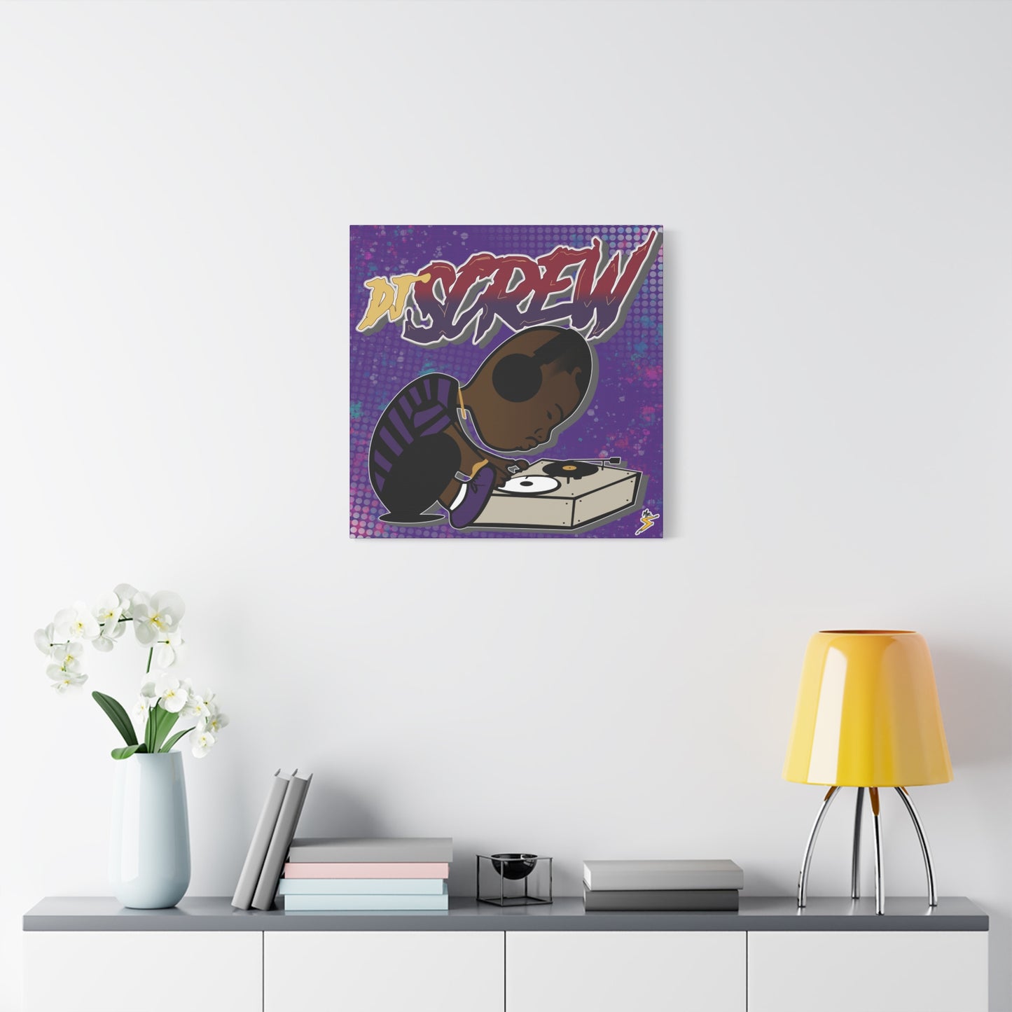 DJ Screw - Matte Canvas, Stretched, 1.25"