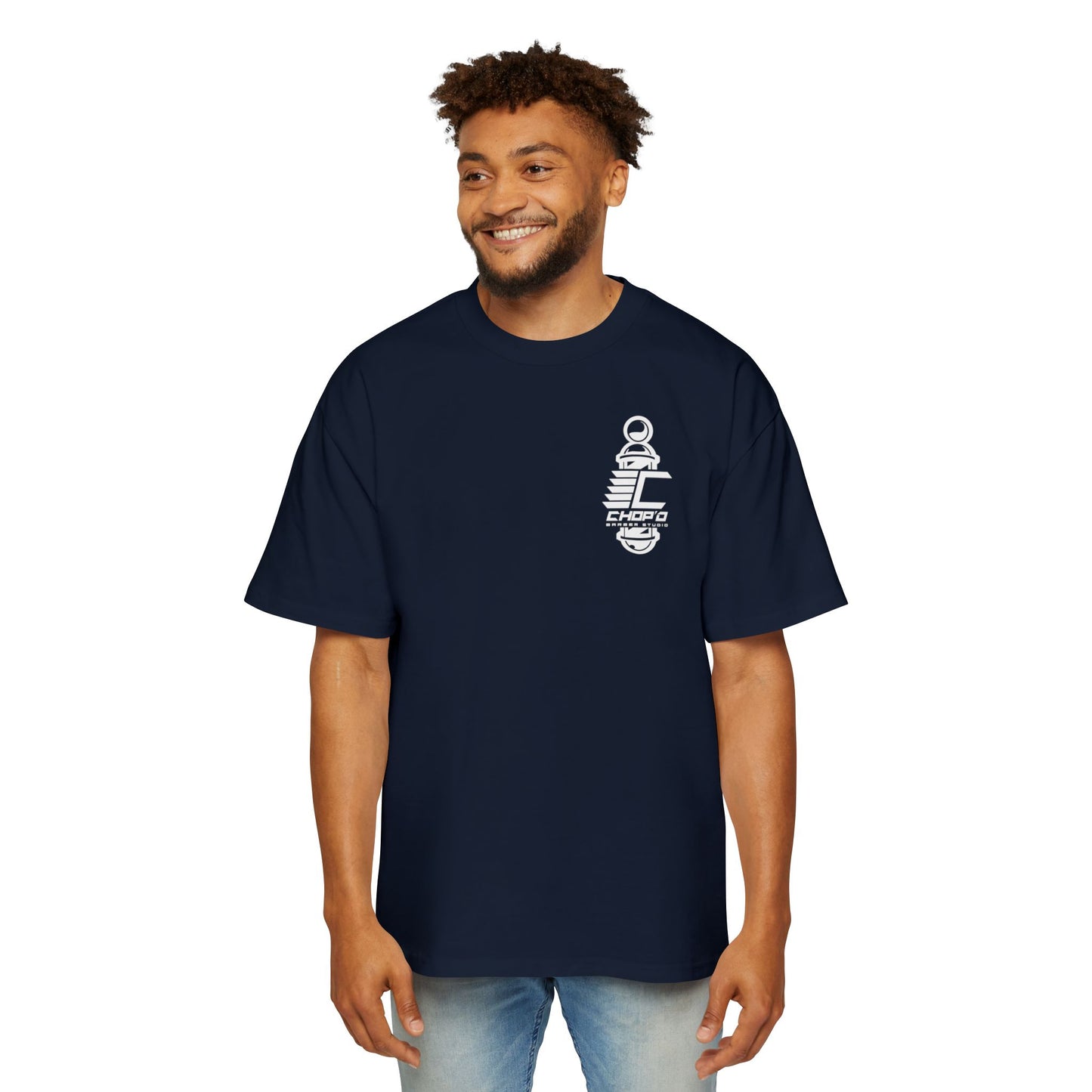 Chop'd Logos Men's Heavy Oversized Graphic Tee