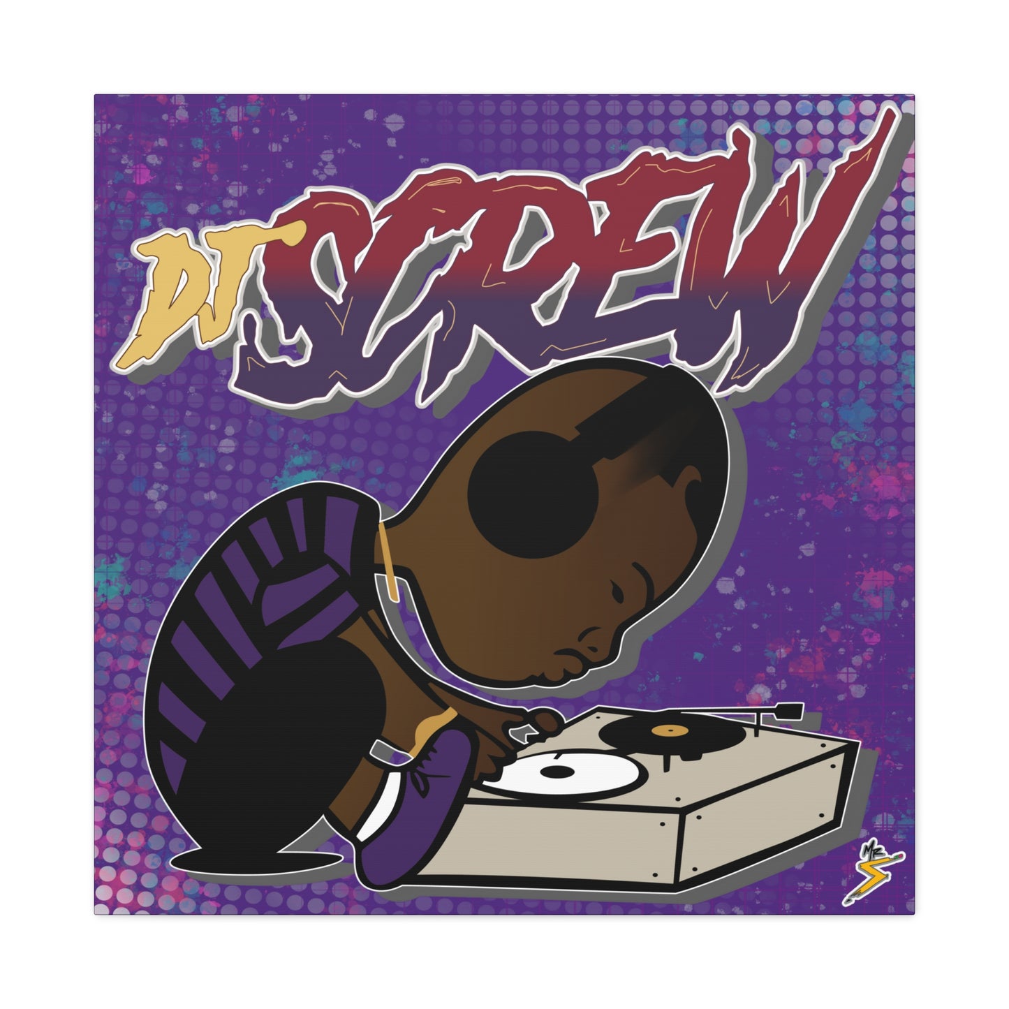 DJ Screw - Matte Canvas, Stretched, 1.25"