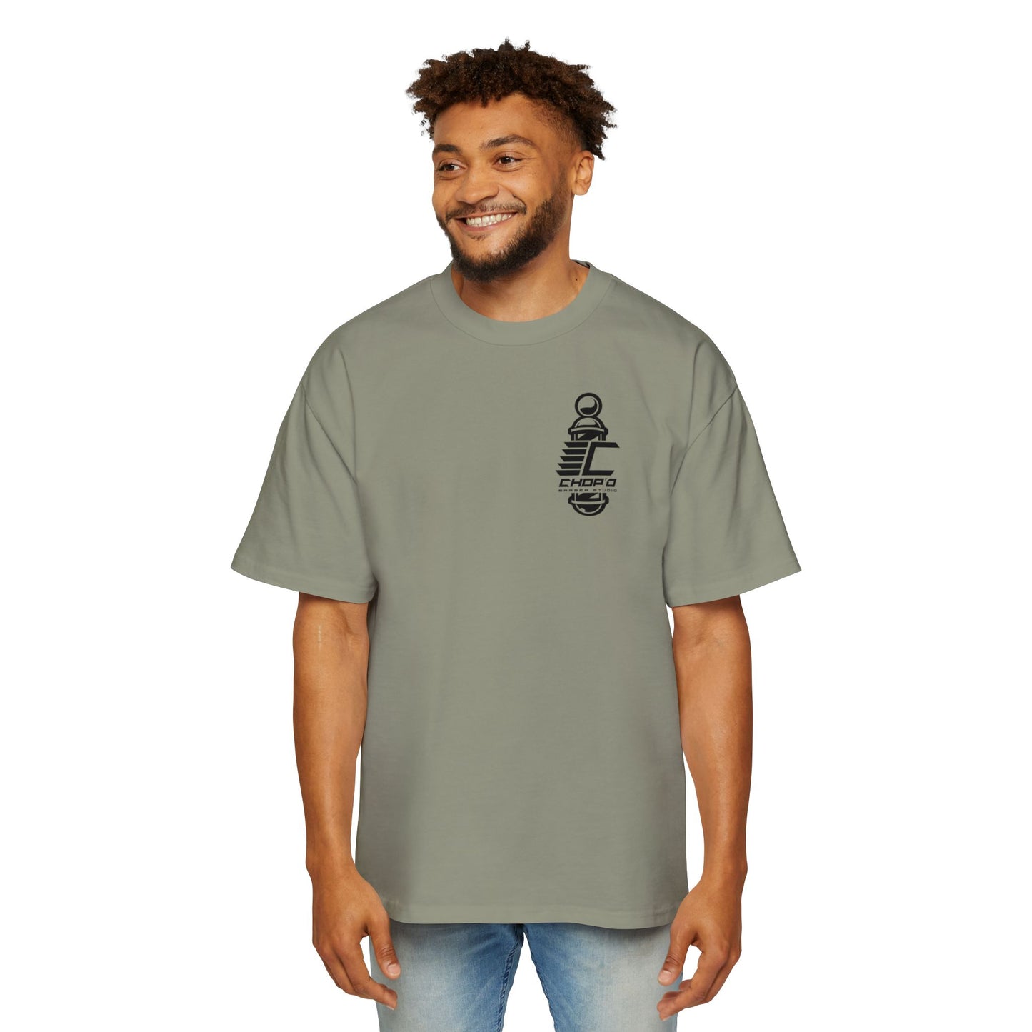 Chop'd Logos Men's Heavy Oversized Graphic Tee