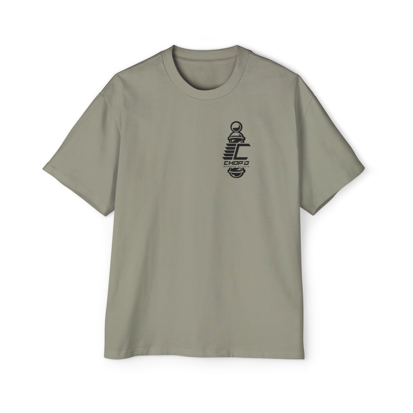 Chop'd Logos Men's Heavy Oversized Graphic Tee