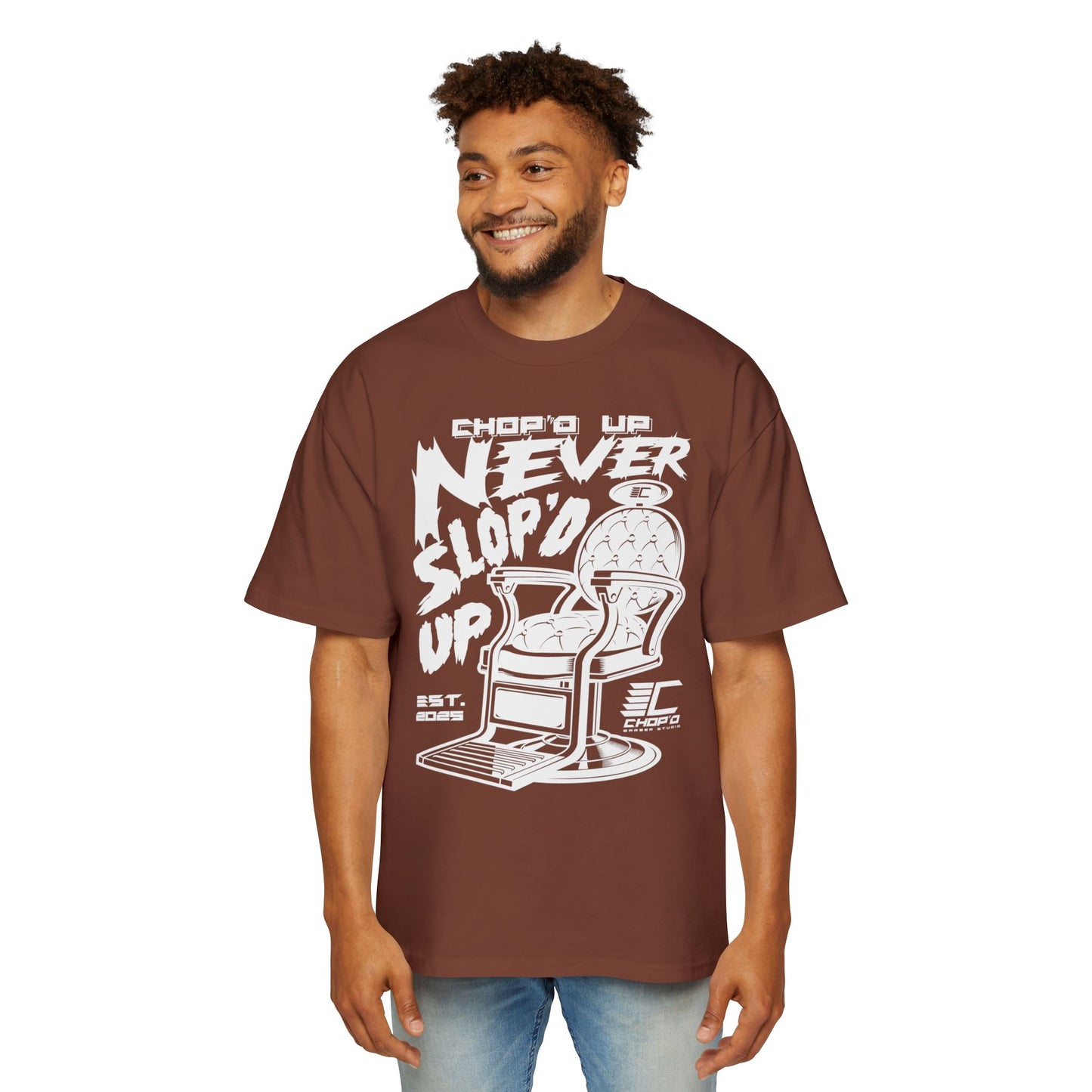 Chop’d Heavy Oversized "Chop’d Up Never Slop'd Up" Tee