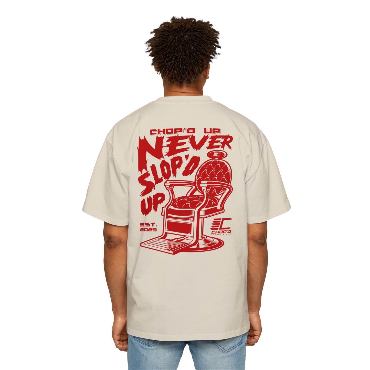 Chop’d Heavy Oversized "Chop’d Up Never Slop'd Up" Tee
