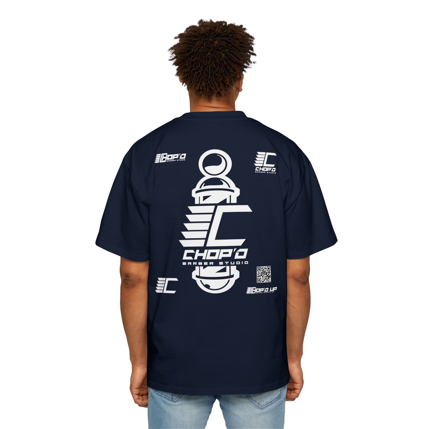 Chop'd Logos Men's Heavy Oversized Graphic Tee