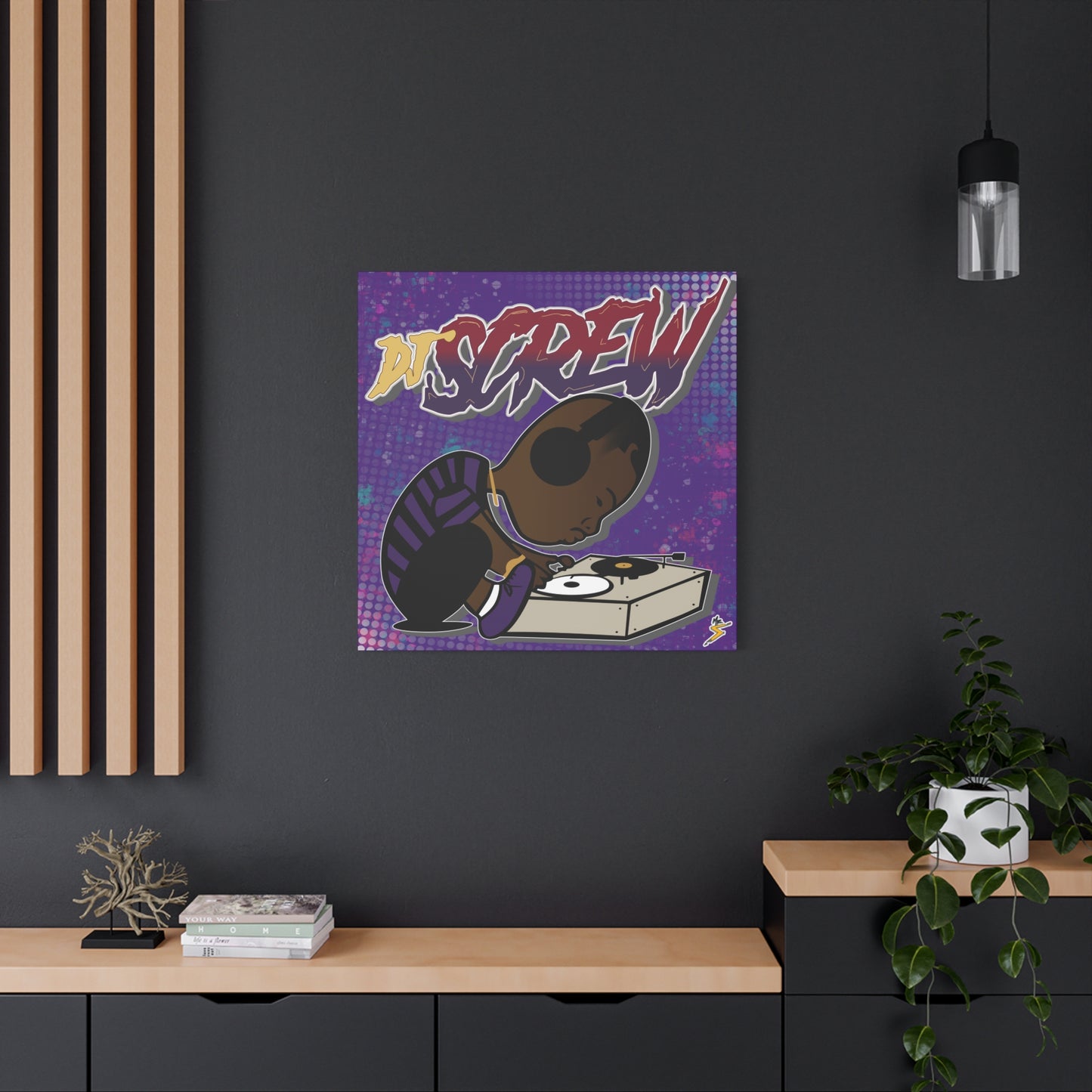 DJ Screw - Matte Canvas, Stretched, 1.25"