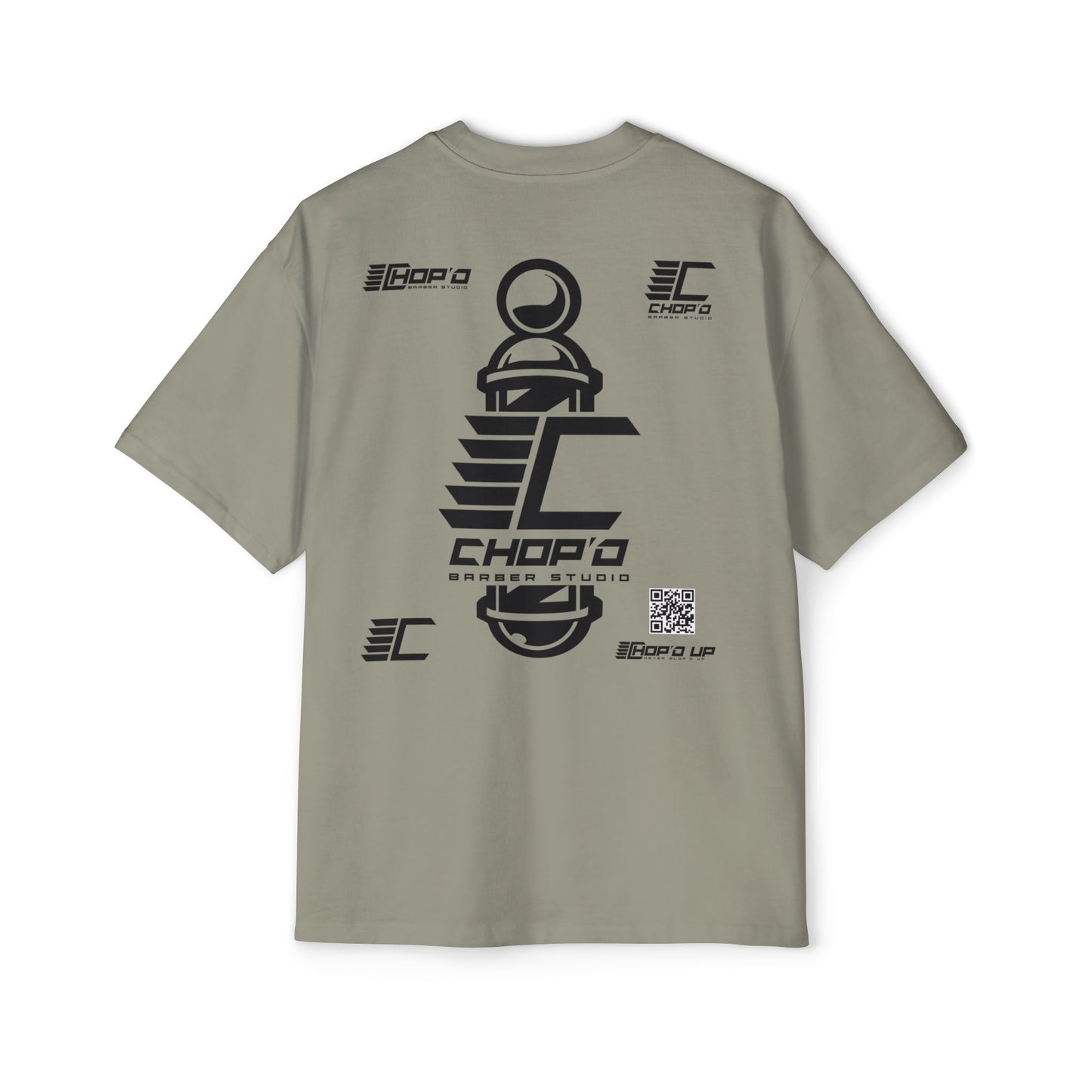 Chop'd Logos Men's Heavy Oversized Graphic Tee