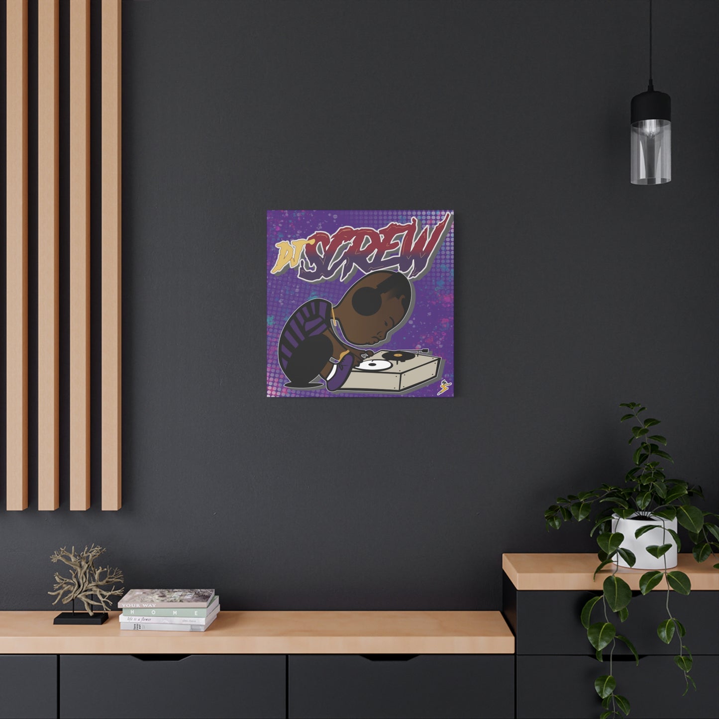 DJ Screw - Matte Canvas, Stretched, 1.25"
