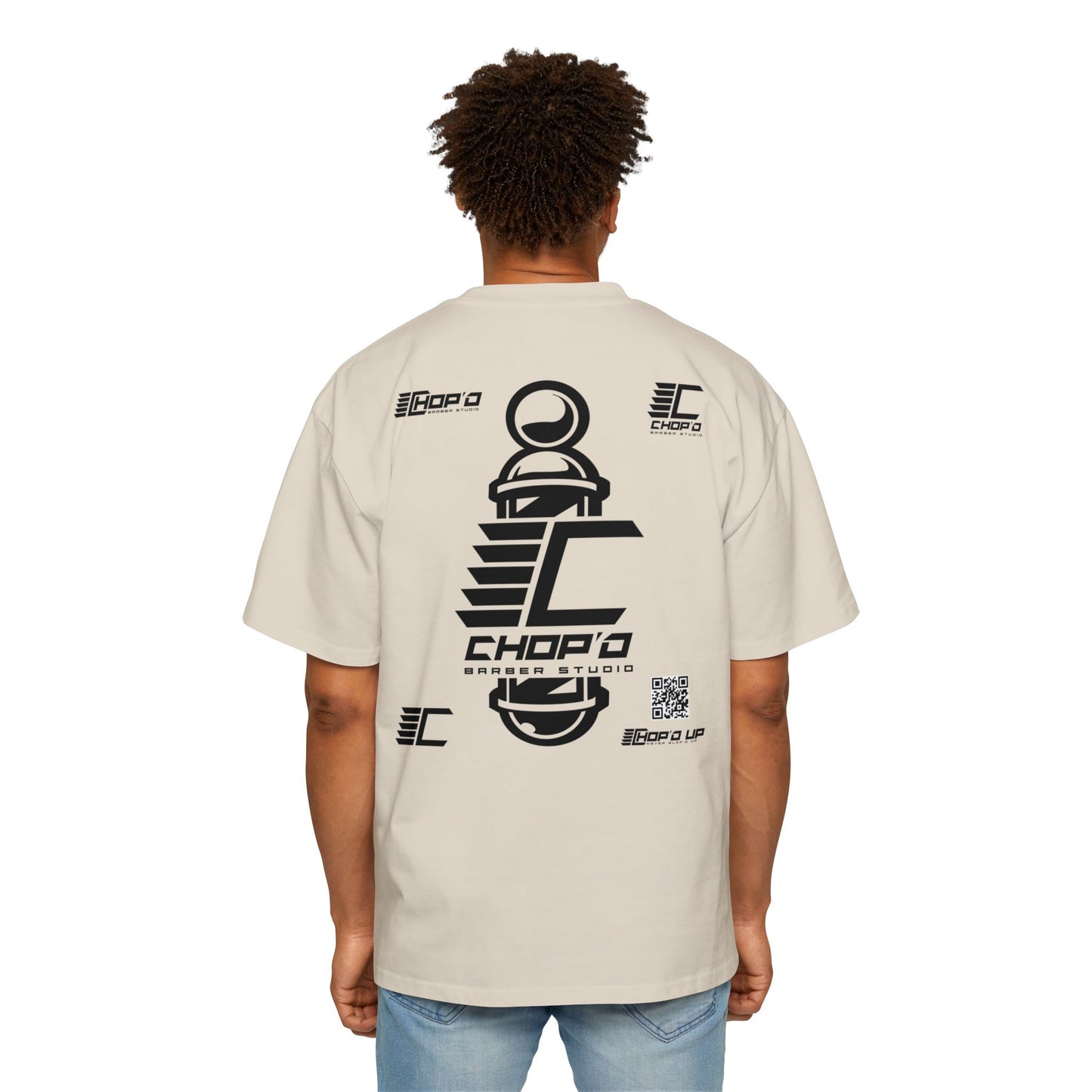 Chop'd Logos Men's Heavy Oversized Graphic Tee