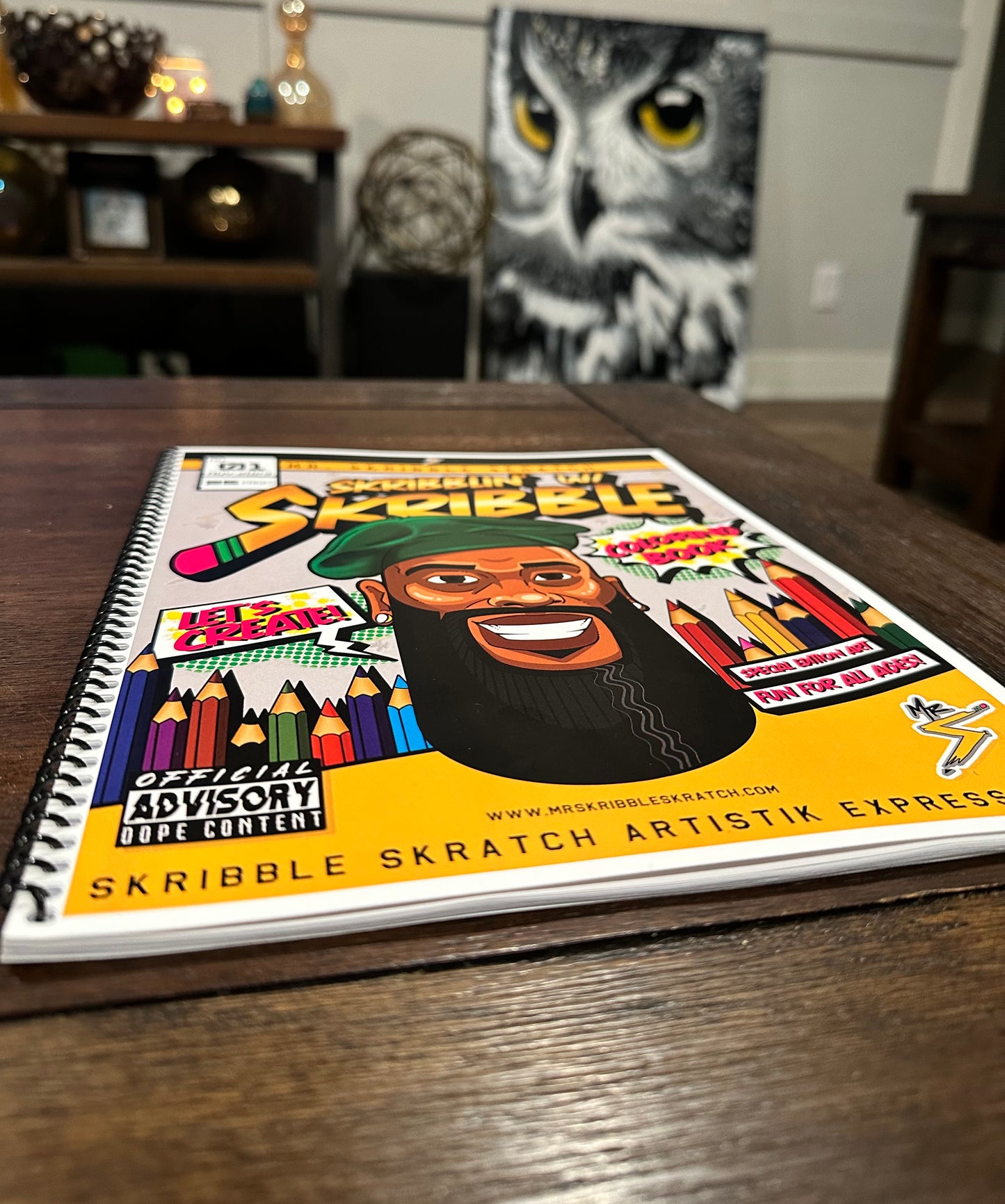 Skribblin’ w/ Skribble Coloring Book