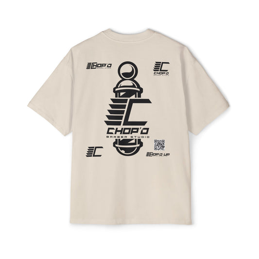“CHOP’D Logos” Men's Heavy Oversized Graphic Tee