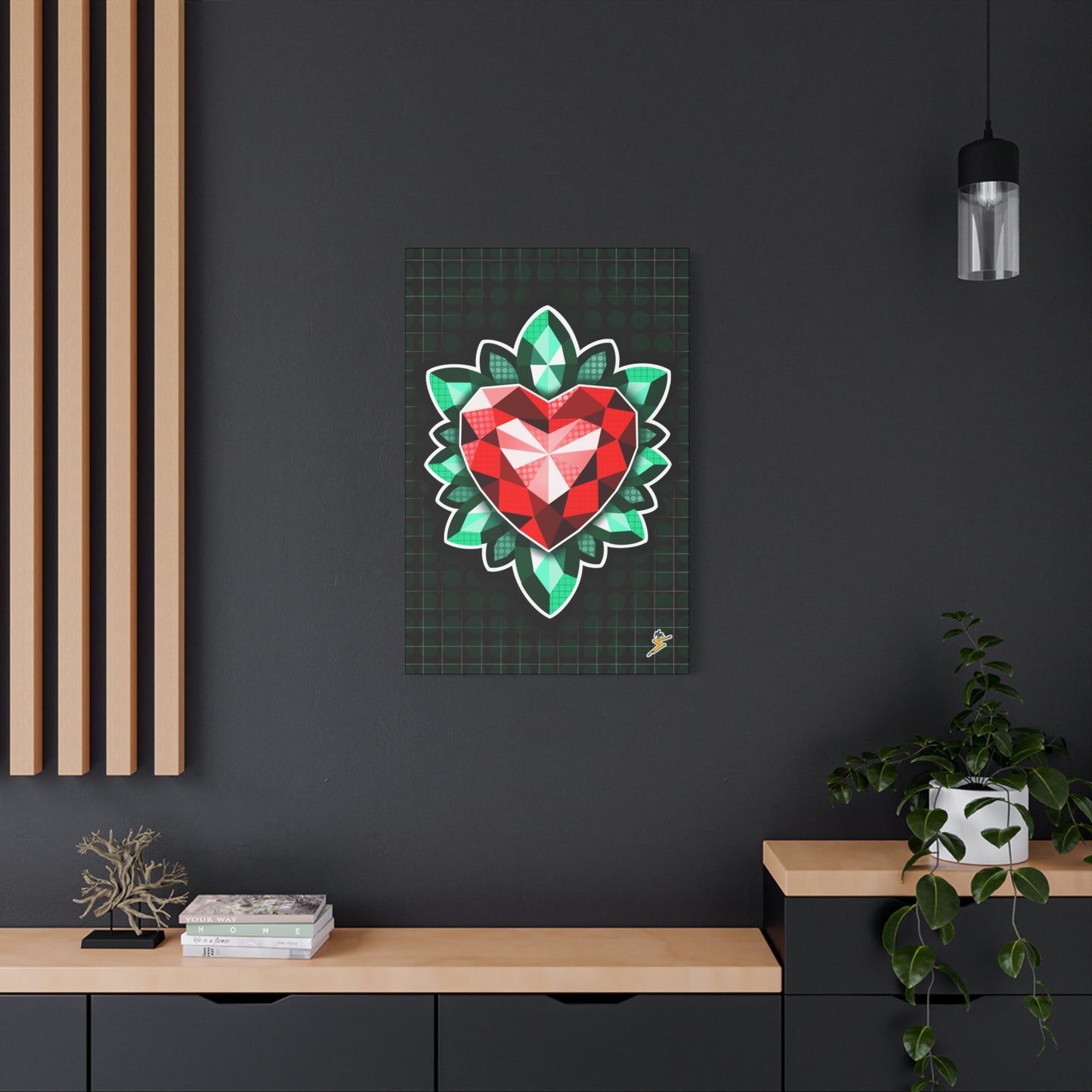 Rose Diamond - Matte Canvas, Stretched, 1.25"
