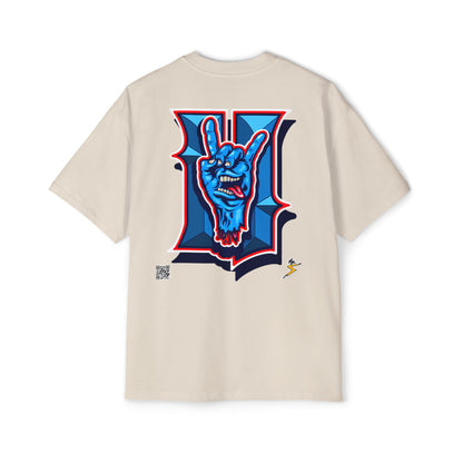 “Throw Up The H” Heavy Oversized Tee