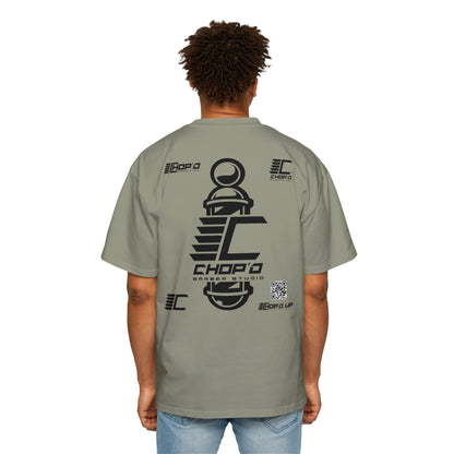 Chop'd Logos Men's Heavy Oversized Graphic Tee