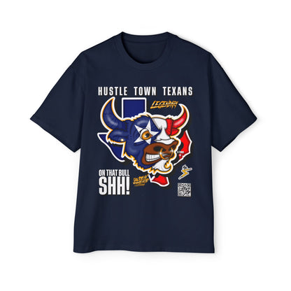 “Hustle Town Texans” Heavy Oversized Tee