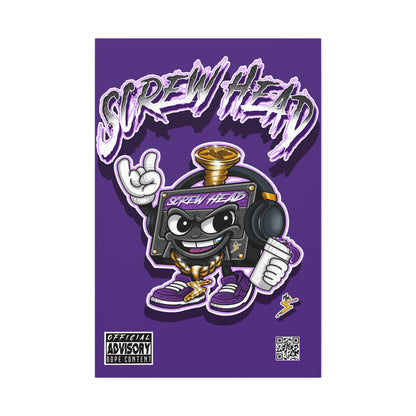 “Screw Head” - Matte Canvas, Stretched, 1.25"
