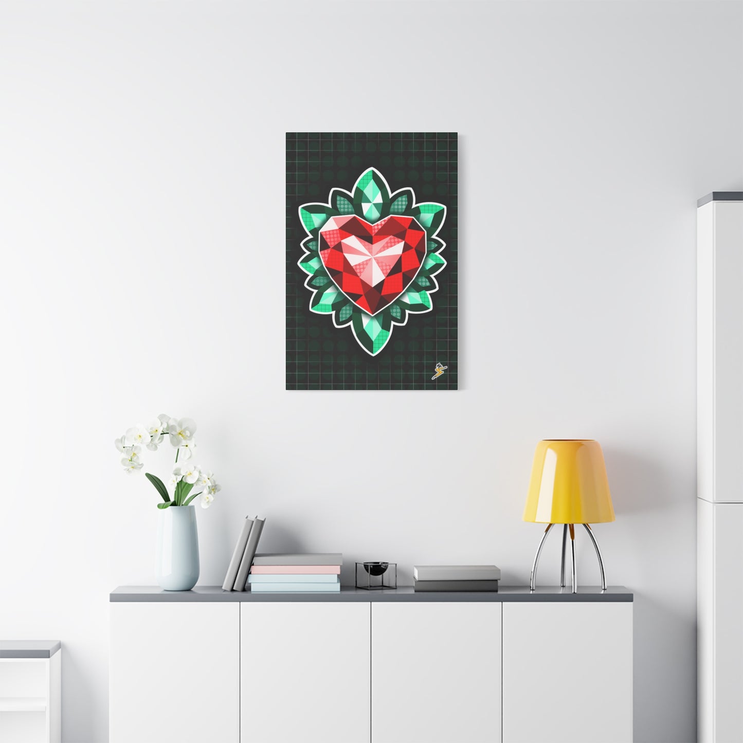 Rose Diamond - Matte Canvas, Stretched, 1.25"
