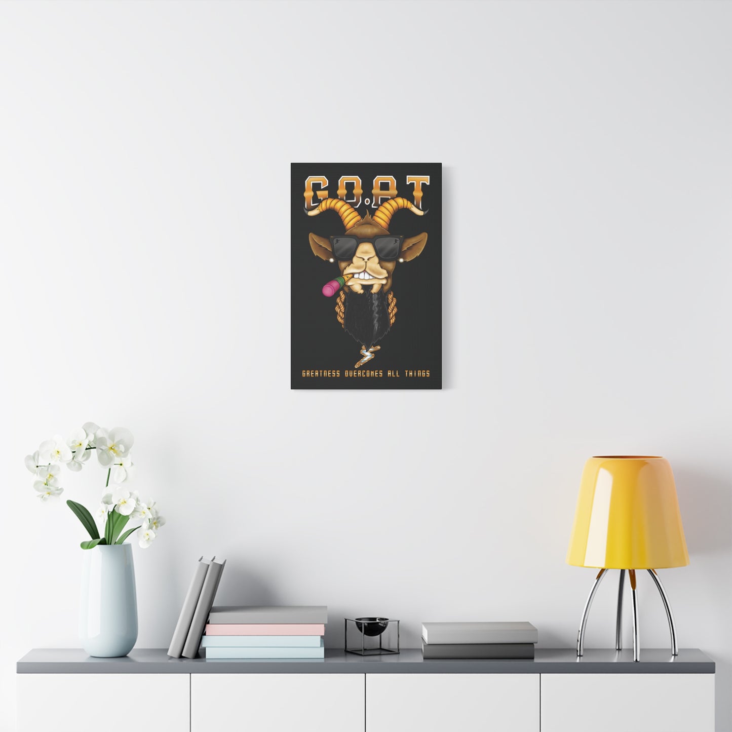 G.O.A.T. - Matte Canvas, Stretched, 1.25"