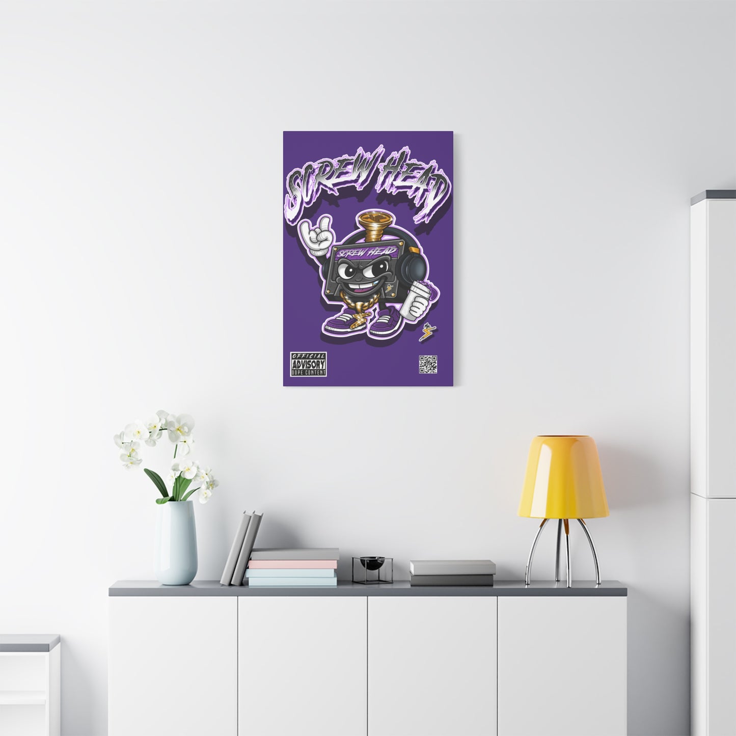 “Screw Head” - Matte Canvas, Stretched, 1.25"