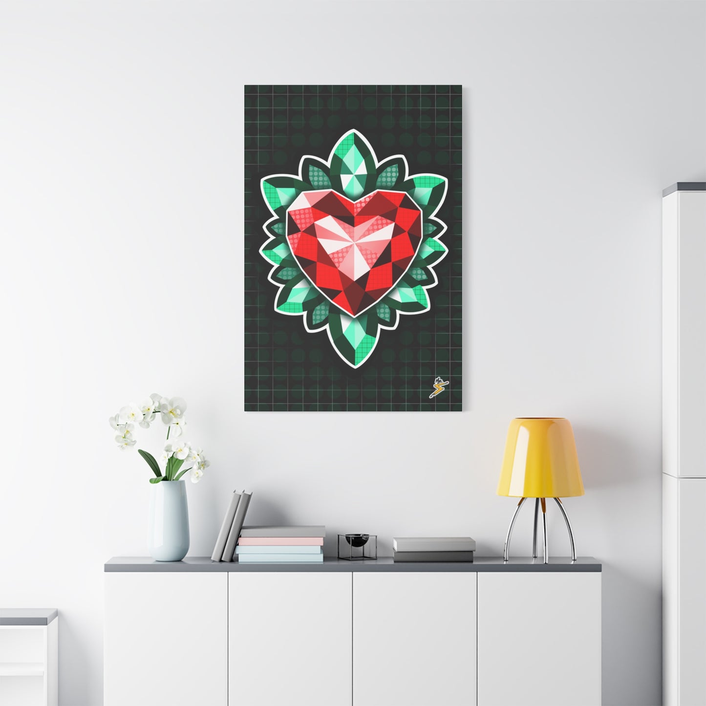 Rose Diamond - Matte Canvas, Stretched, 1.25"