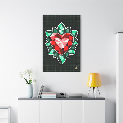 Rose Diamond - Matte Canvas, Stretched, 1.25"