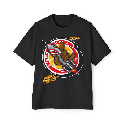 H-Town Rocket Men's Heavy Oversized Tee