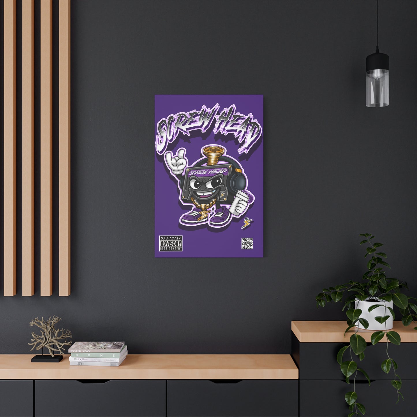 “Screw Head” - Matte Canvas, Stretched, 1.25"
