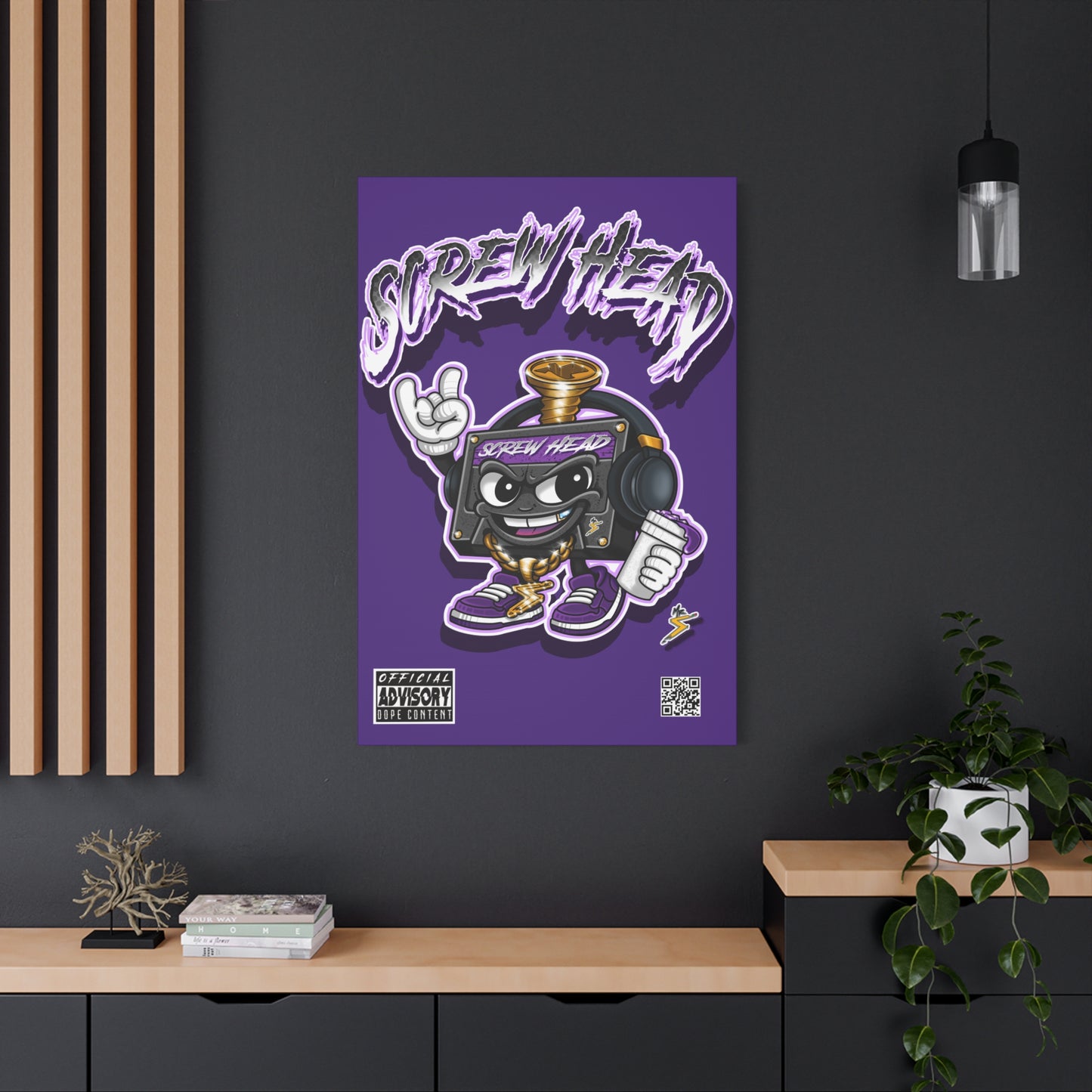 “Screw Head” - Matte Canvas, Stretched, 1.25"
