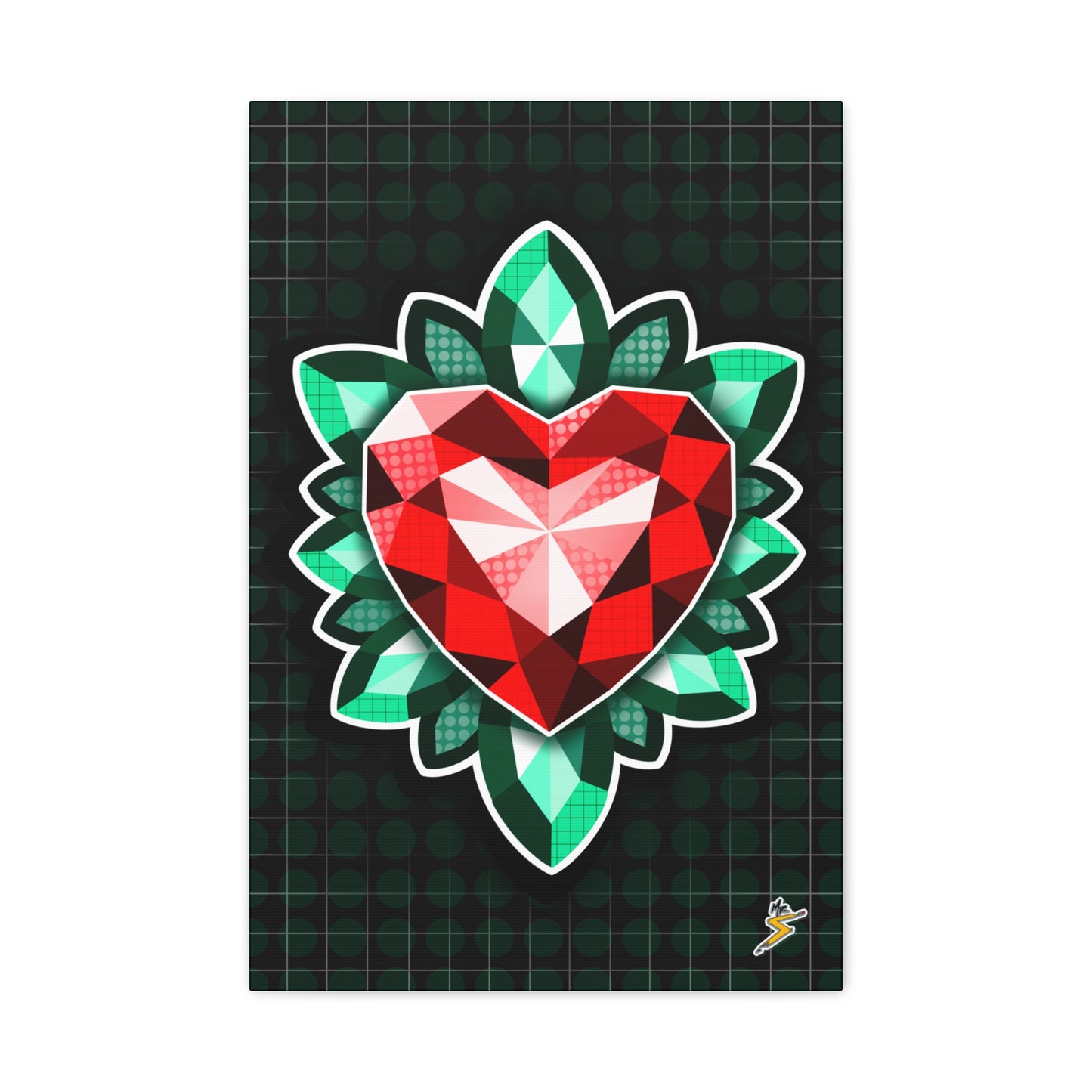 Rose Diamond - Matte Canvas, Stretched, 1.25"