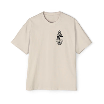 Chop'd Logos Men's Heavy Oversized Graphic Tee