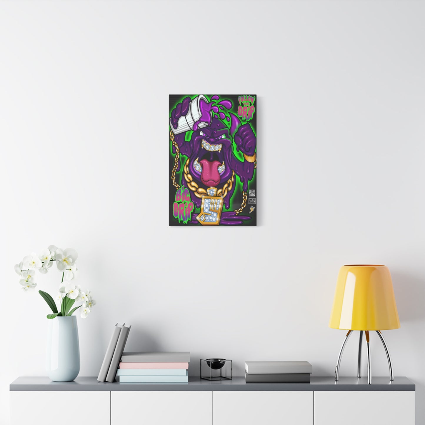 “Big Drip” - Matte Canvas, Stretched, 1.25"