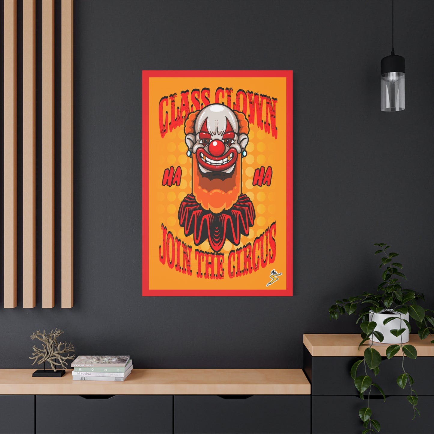 Class Clown - Matte Canvas, Stretched, 1.25"