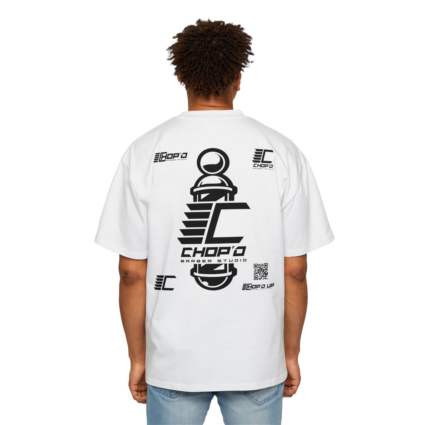 Chop'd Logos Men's Heavy Oversized Graphic Tee