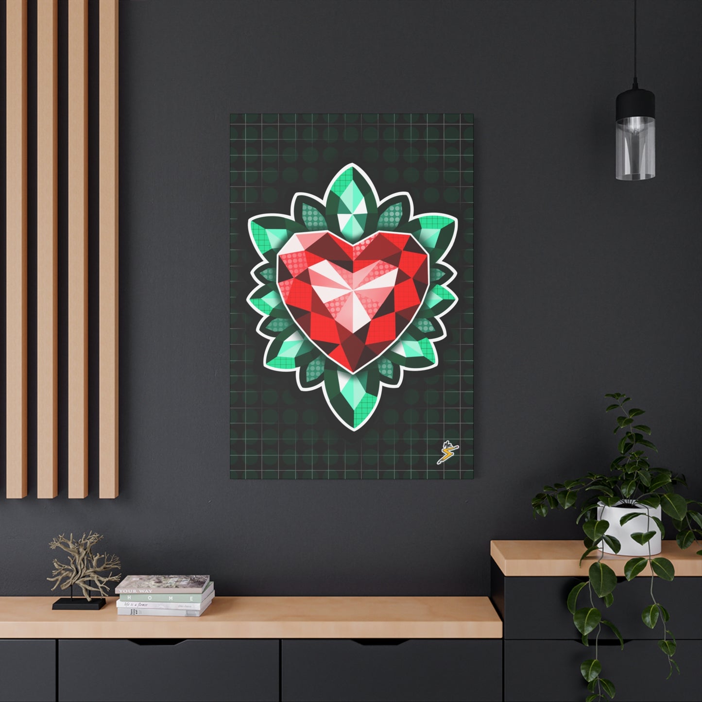 Rose Diamond - Matte Canvas, Stretched, 1.25"