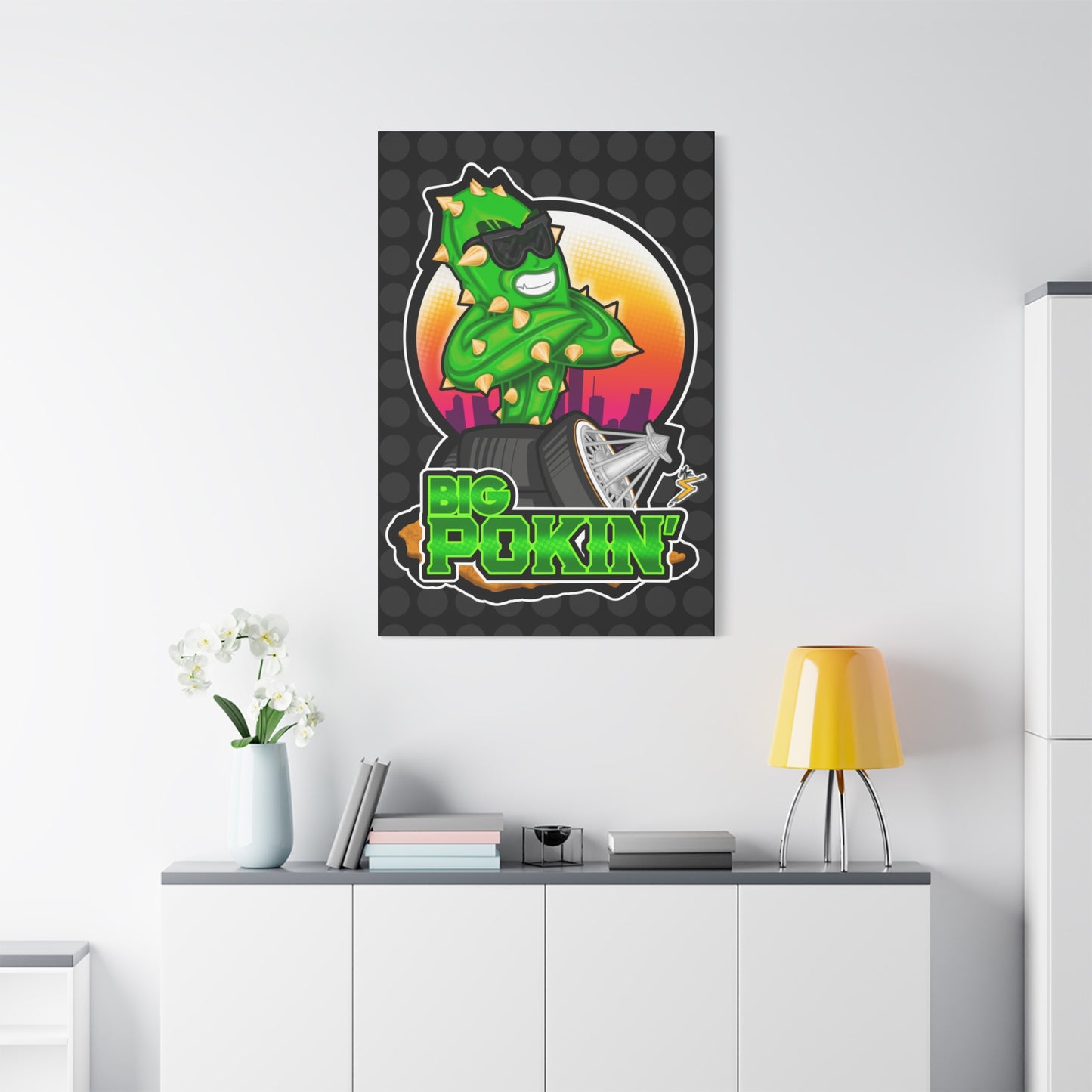 Big Pokin’ - Matte Canvas, Stretched, 1.25"