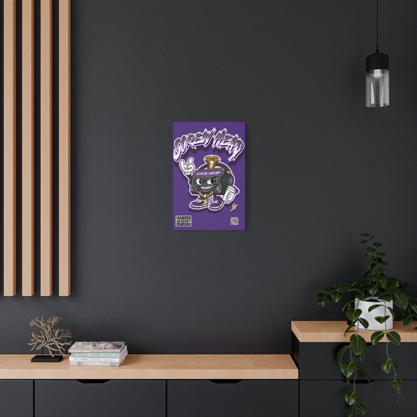 “Screw Head” - Matte Canvas, Stretched, 1.25"